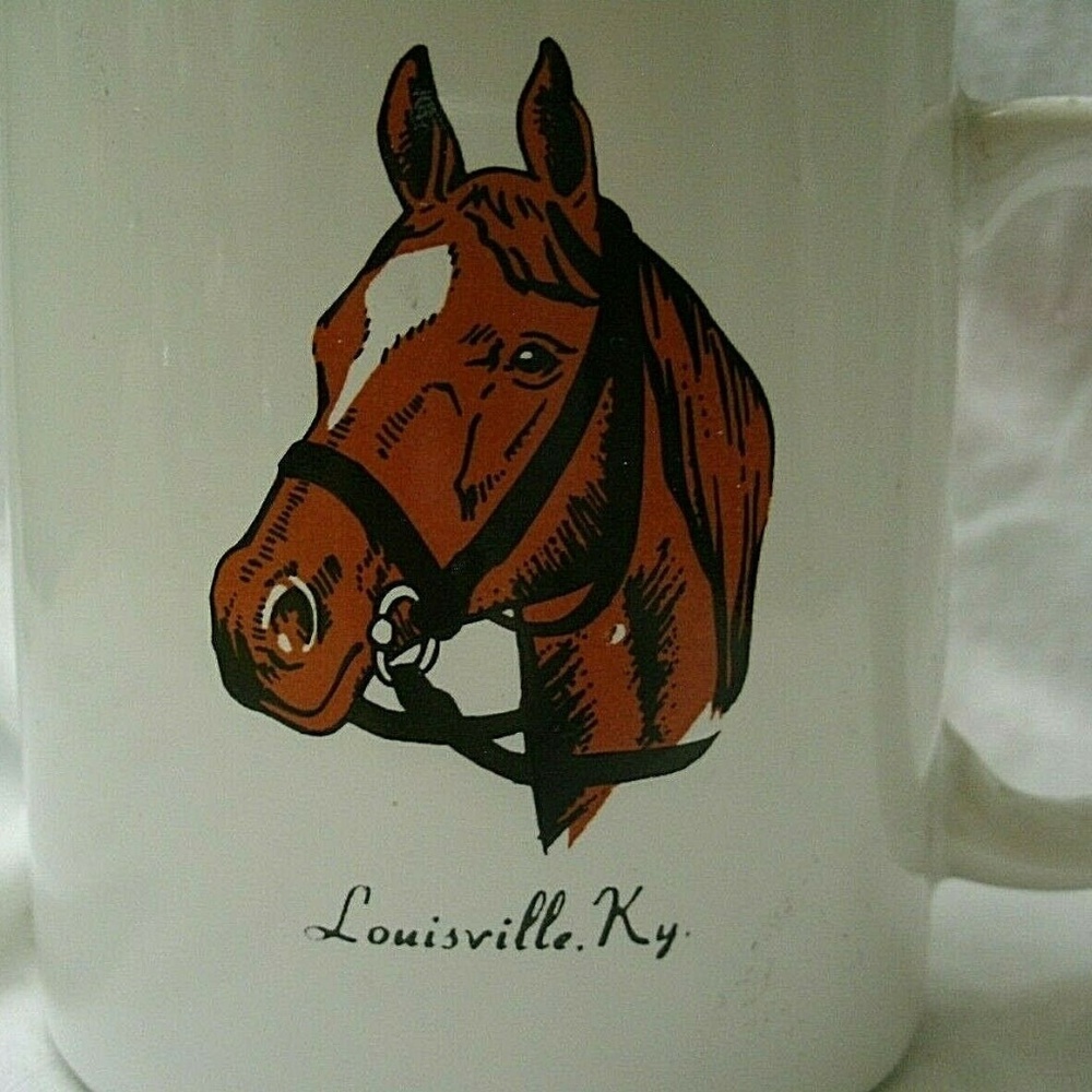 Vintage Horse Head Mug Louisville Kentucky - Picture 2 of 8